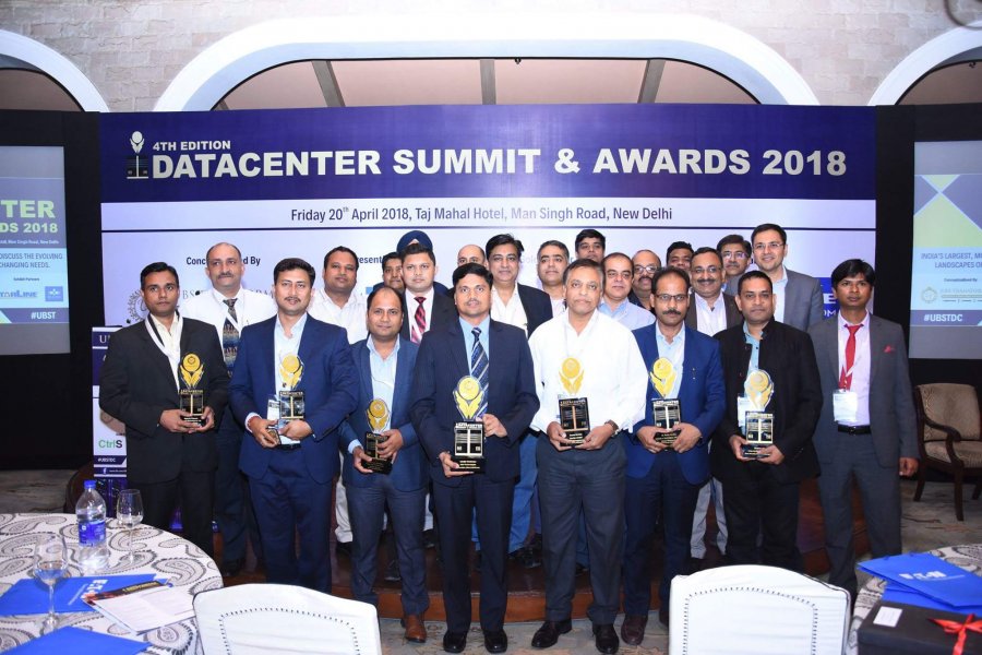 Indo Asia Global Technologies DATA CENTRE SUBMIT & Awards 2018, New DELHI , in INDIA for BEST IT Infrastructures & Software Management